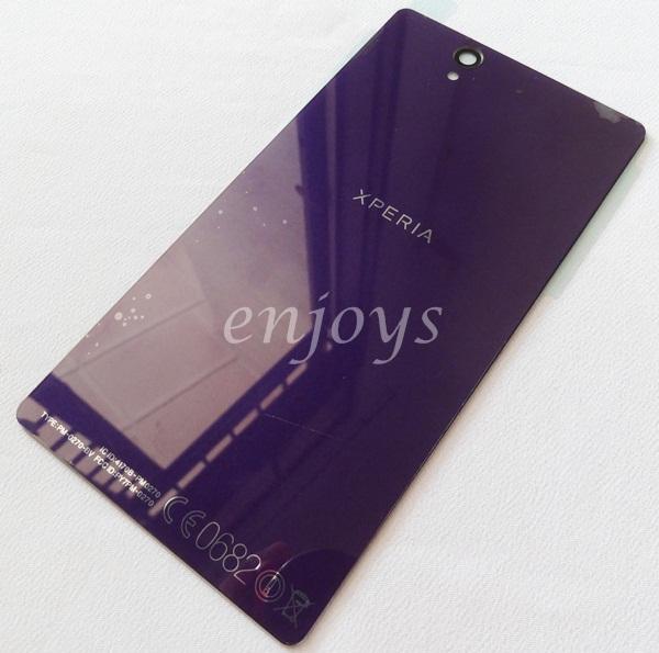 Enjoys NEW HOUSING Battery Door Back Cover Sony Xperia Z C6603 ~PURPLE
