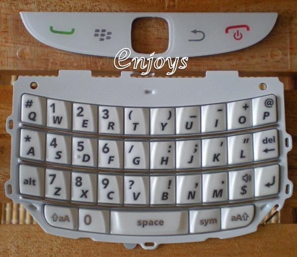 Enjoys: Keyboard Keypad BlackBerry Torch 9800 ~WHITE @Press like ORI