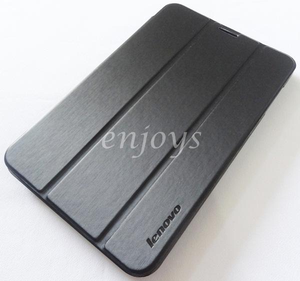 Enjoys: Premium Hard Case Flip Cover Pouch Lenovo A5000 Tablet ~BLACK
