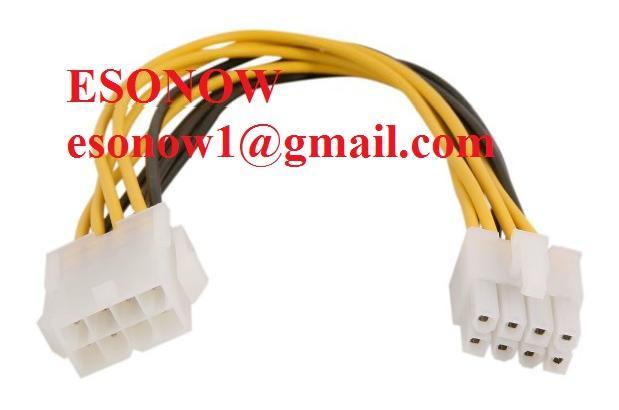 EPS 12V 8pin (Male) to 8pin (Female) Extension Power Cable