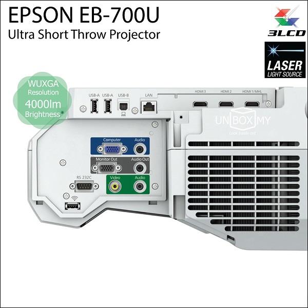 Epson EB-700U 3LCD Laser WUXGA 4000 (end 2/12/2019 8:15 PM)