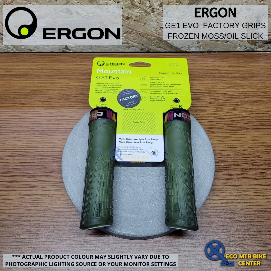 ERGON Grips GE1 EVO Factory Frozen Moss/Oil Slick