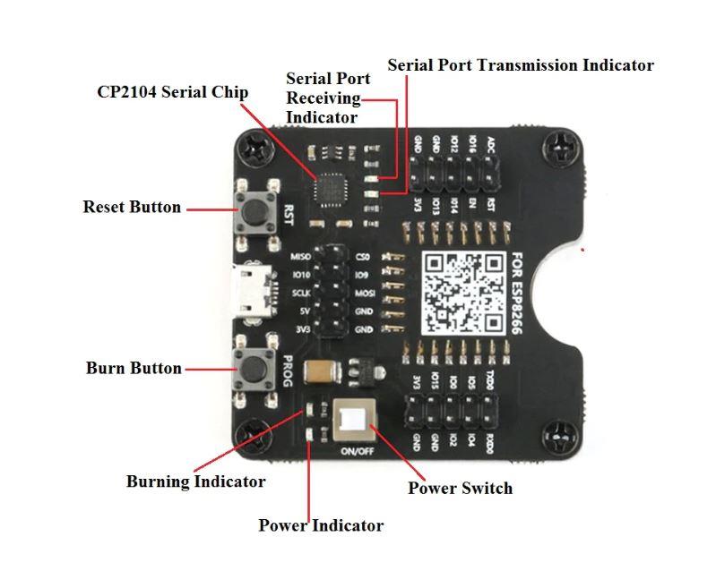 ESP8266 Development Board / Test Board Burning Fixture Tool Downloader