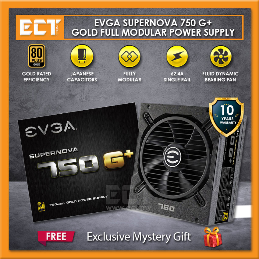 EVGA SuperNOVA 750 G+ 80 Plus Gold (end 3/20/2022 12:00 AM)