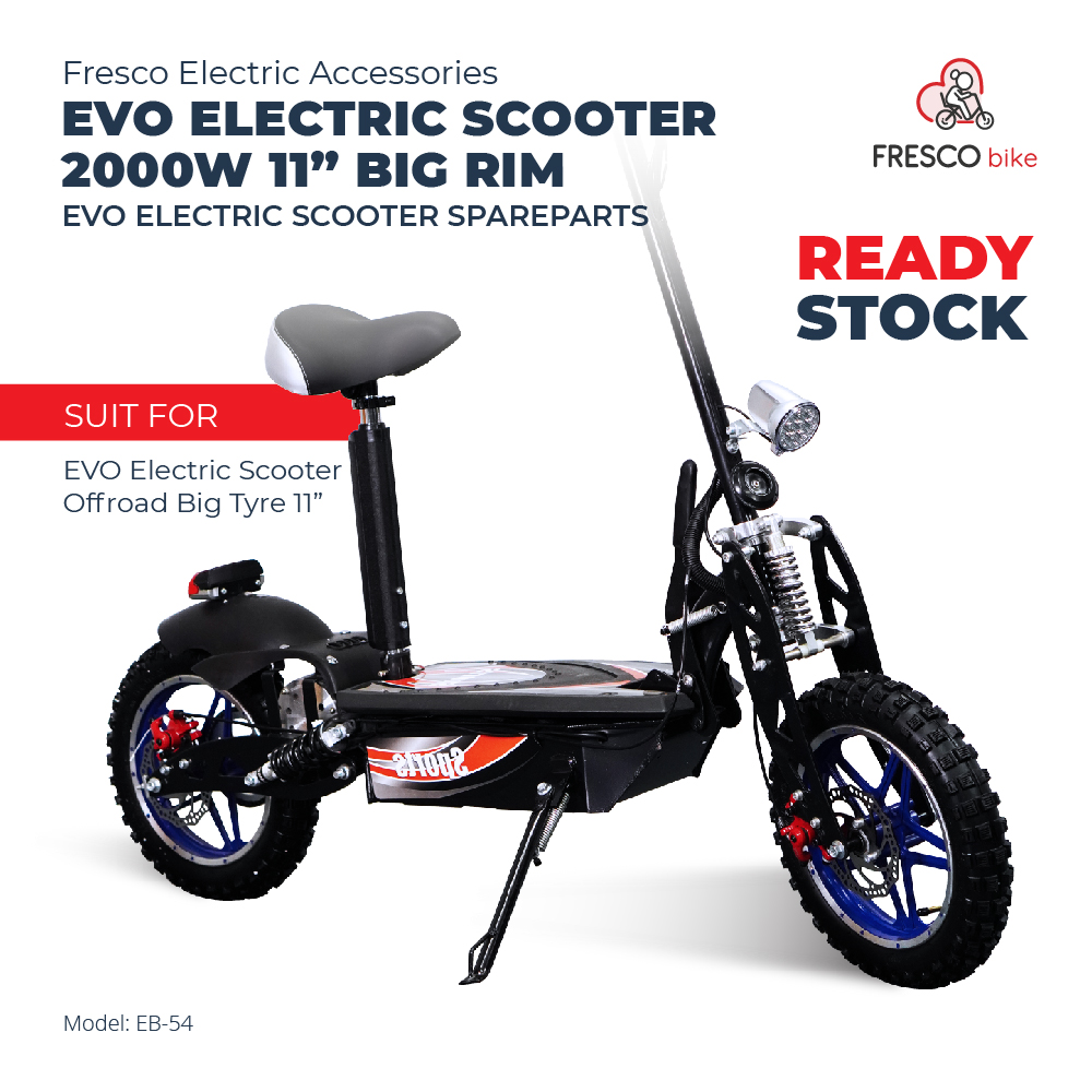 Evo Electric Scooter 2000w 11&#8221; Big Rim Spareparts