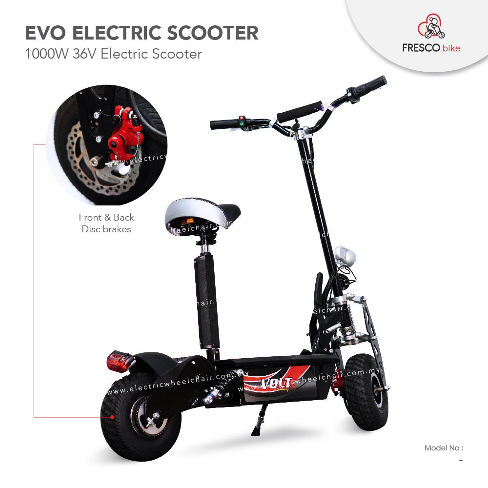 Evo Electric Scooter Bike 1000W 36V