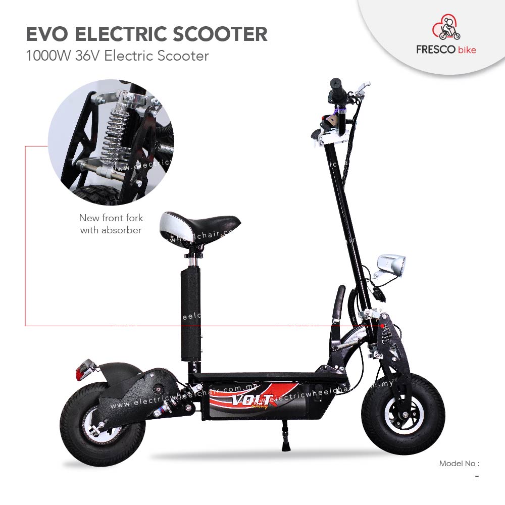 Electric Scooter Bike 1000W 36V