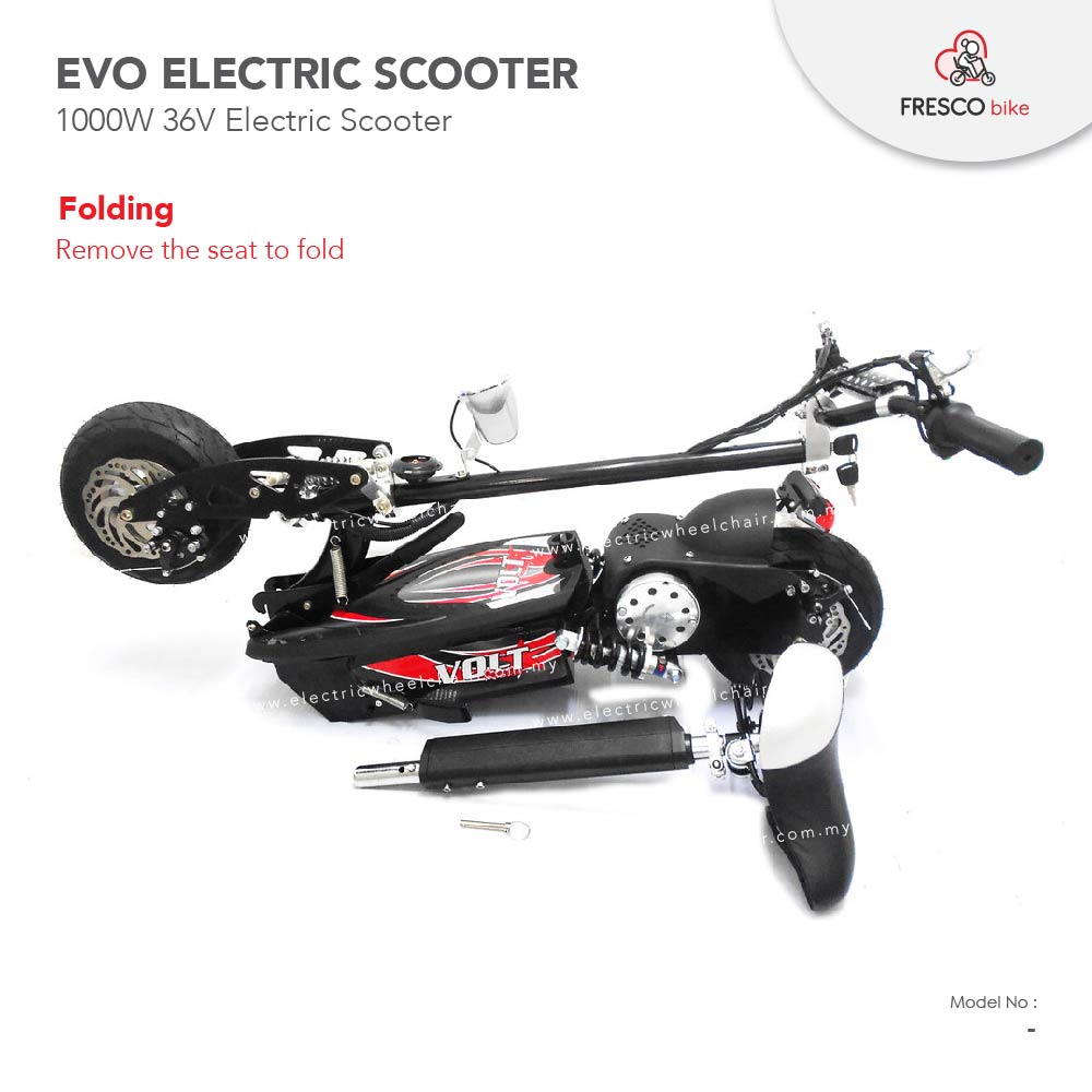 Evo Electric Scooter Bike 1000W 36V