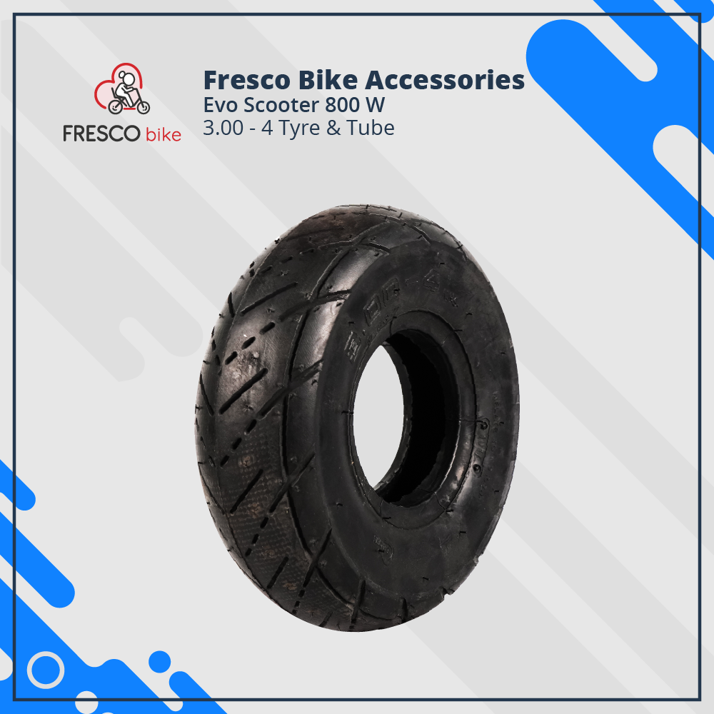 Evo Scooter 800 W 3.00-4 Tyre &amp; Tube