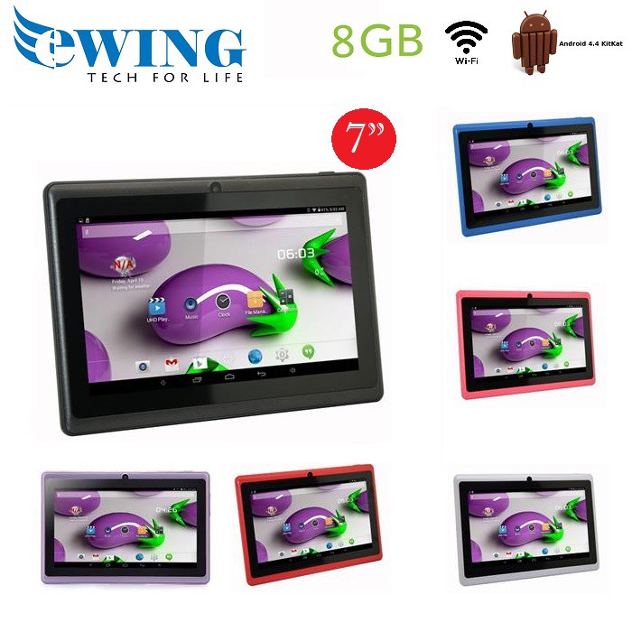 Ewing 7 &quot; A33 Quad Core 8GB Dual Camera WIFI Android 4.4 Tablet