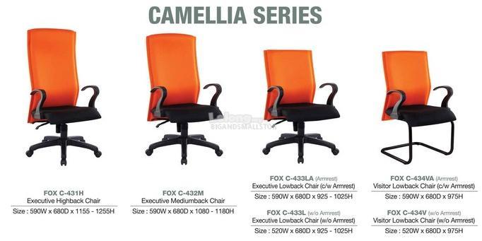 Executive Visitor Chair Camellia Serie HighBack MediumBack Lowback ZZ