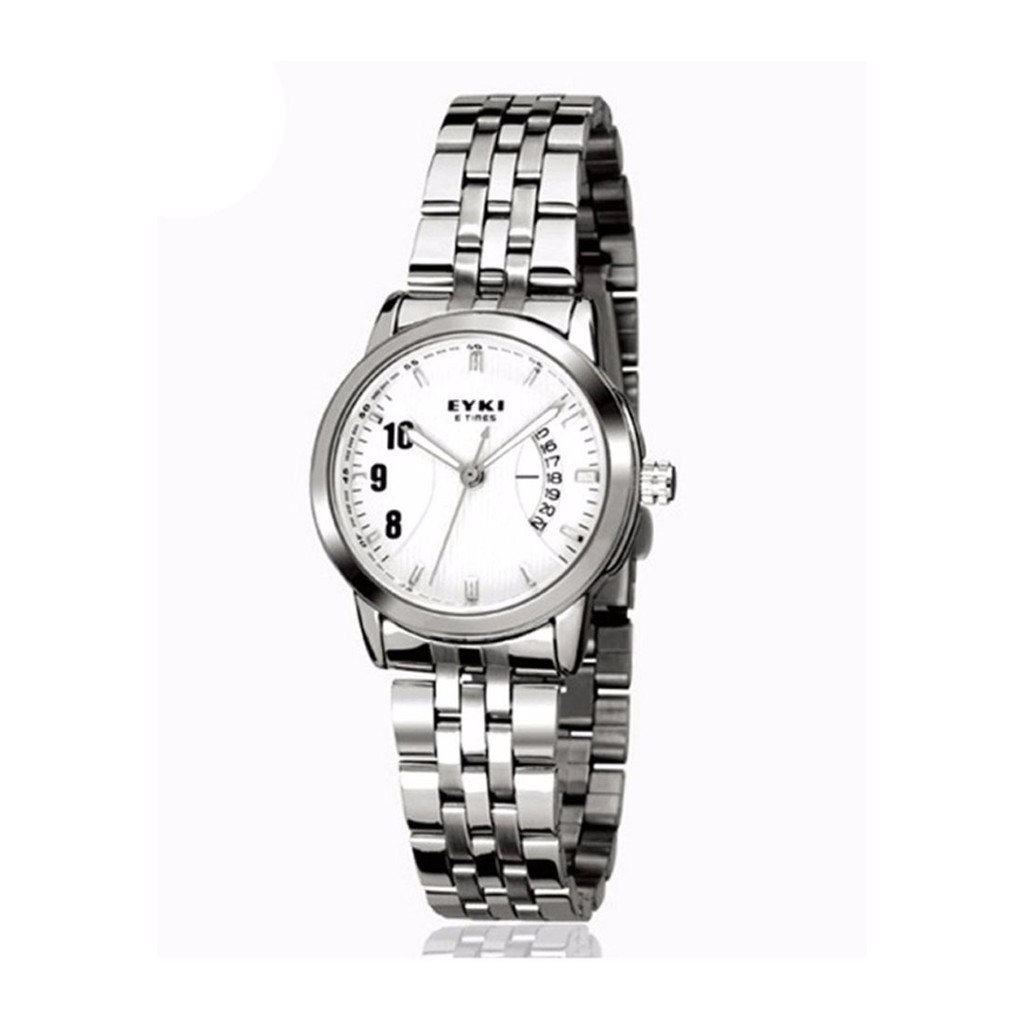 EYKI E-TIMES UNIQUE Ladies Stainless Steel Watch W8408WH White