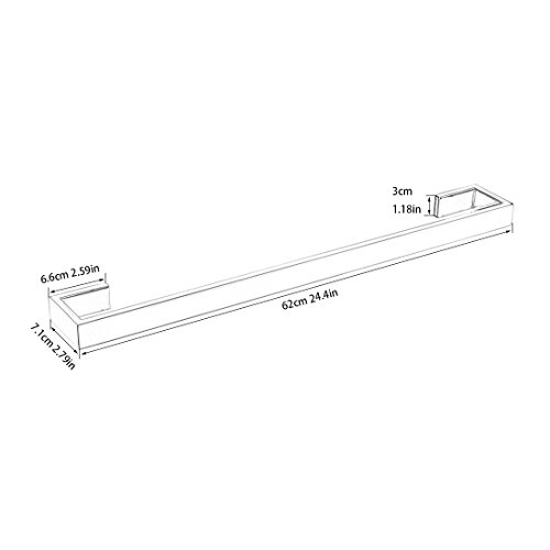 Fapully Stainless Steel Bathroom Accessories Hardware Wall Mounted Towel Bar