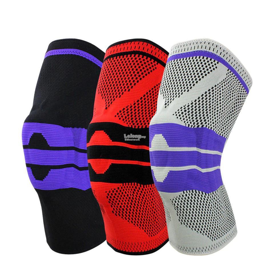 Fashion Elastic Knee Support Brace Kneepad Safety Guard Strap 