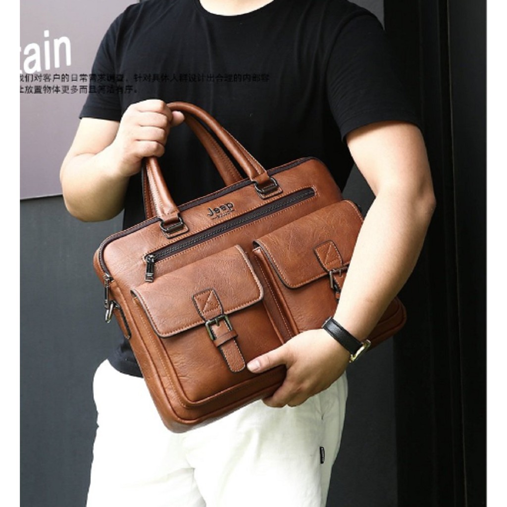 New Fashion Messenger Bag Laptop Bag Jeep Bag Messenger Business Bag