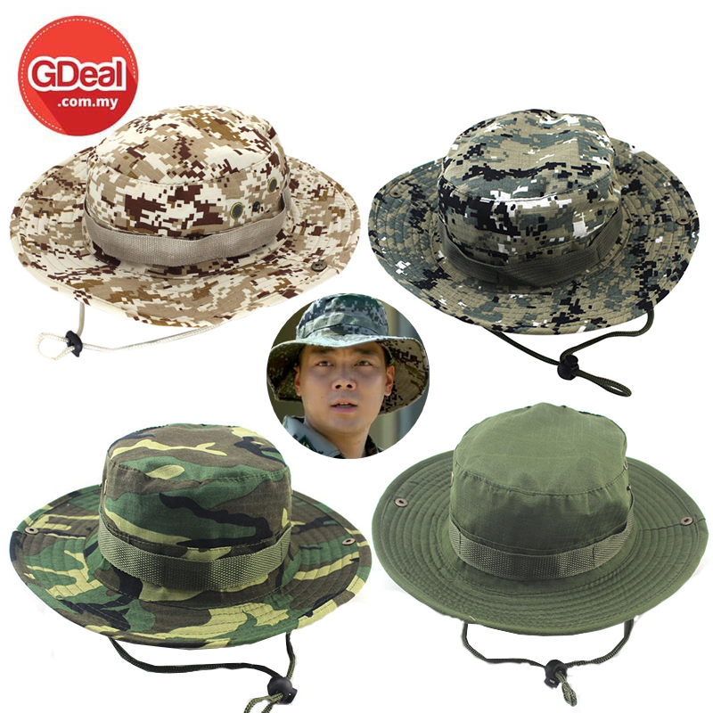 camo fisherman hat