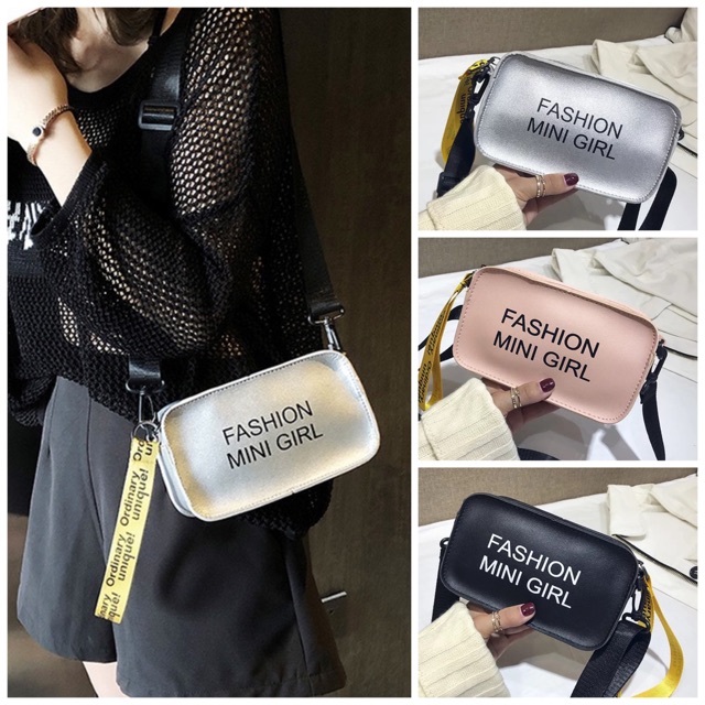 FASHION MINI GIRL Ladies Sling Bag Handbag Shoulder Ribbons Bag