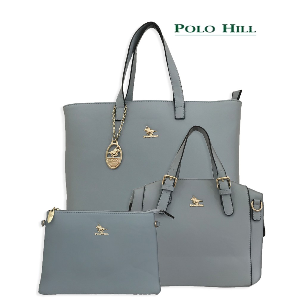 New Fashion Polo Hill Handbag Set Beg Tangan