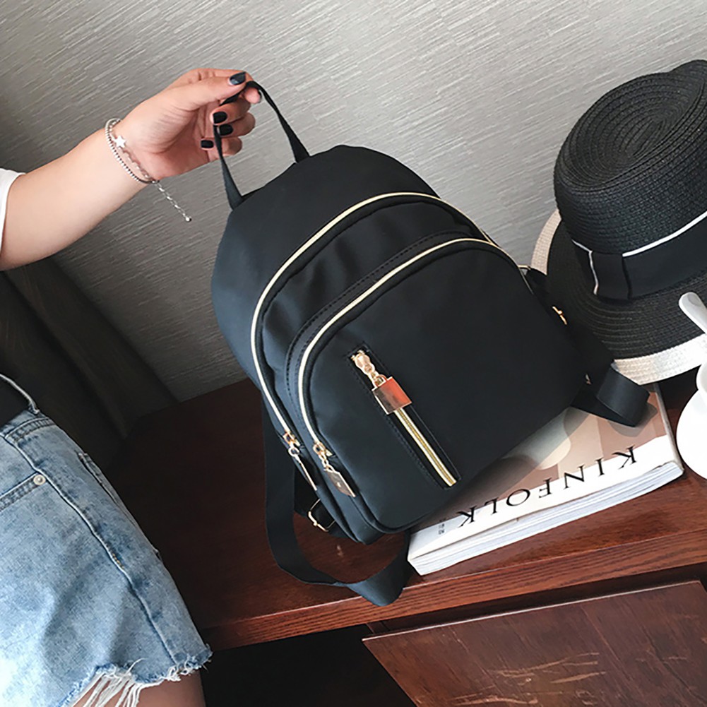 Fashion Women Mini Canvas Backpack Korean Style Girls Bags