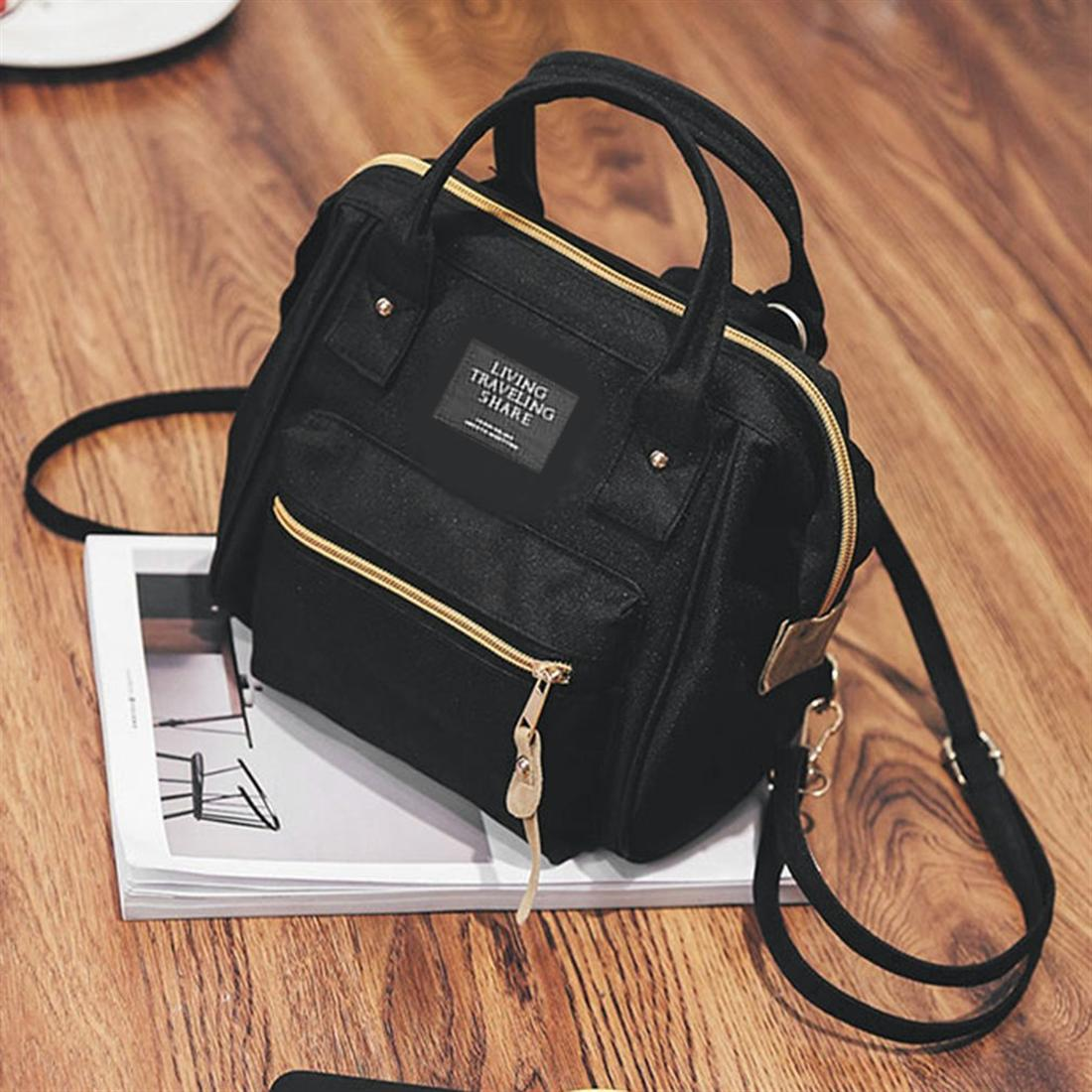 Fashionable Women Small Canvas Handbags Shoulder Crossbody Bag