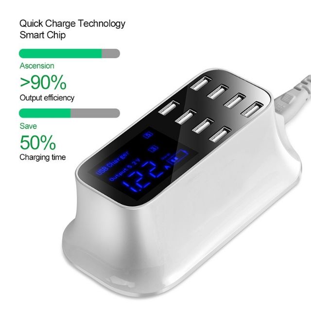 Fast Charging Multiple USB Charger Smart USB Hub With 4/ 8 Ports