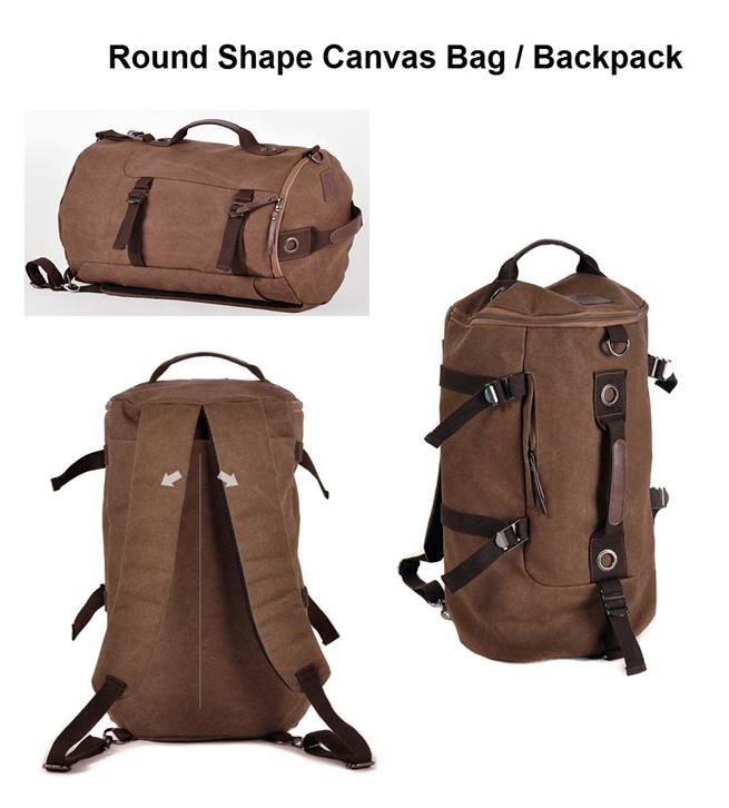 Fd005 Men S Casual Canvas Bag Round End 4 15 2020 51 Pm Fd005 Men S Casual Canvas Bag Round Backpack Travel