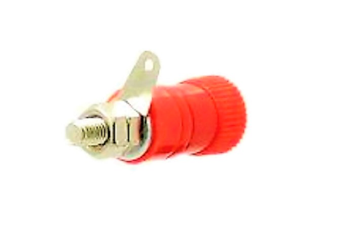 Female Banana Connector Long - RED