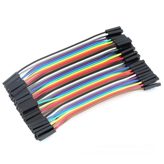 Female to Female Arduino Breadboard Dupont Jumper Wires (40p-10cm)
