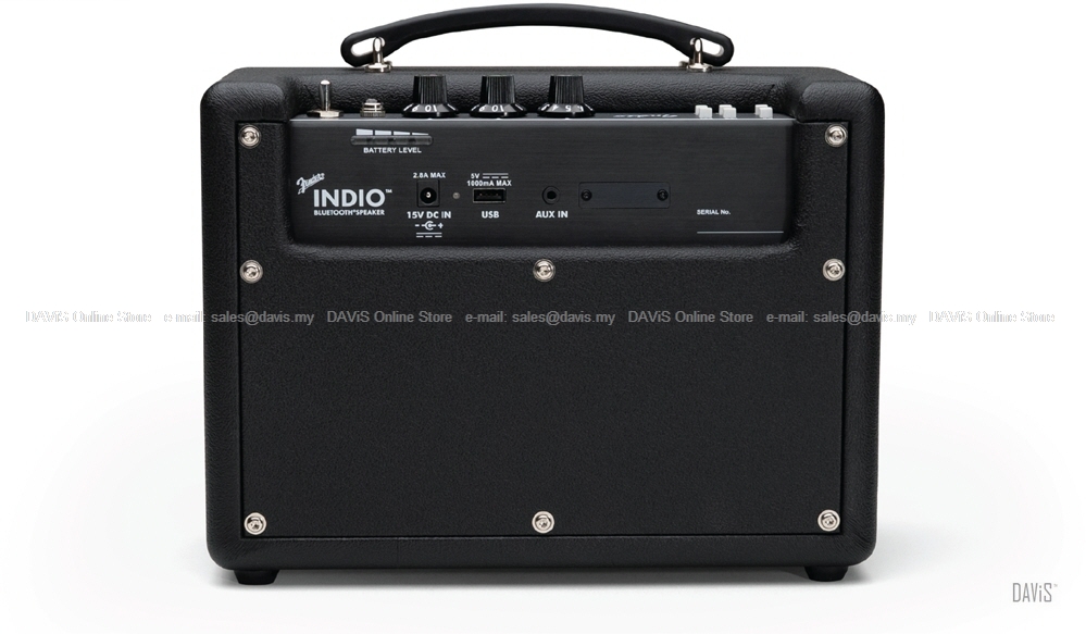 FENDER Indio 2 Black / Tweed - Portable Bluetooth Speaker