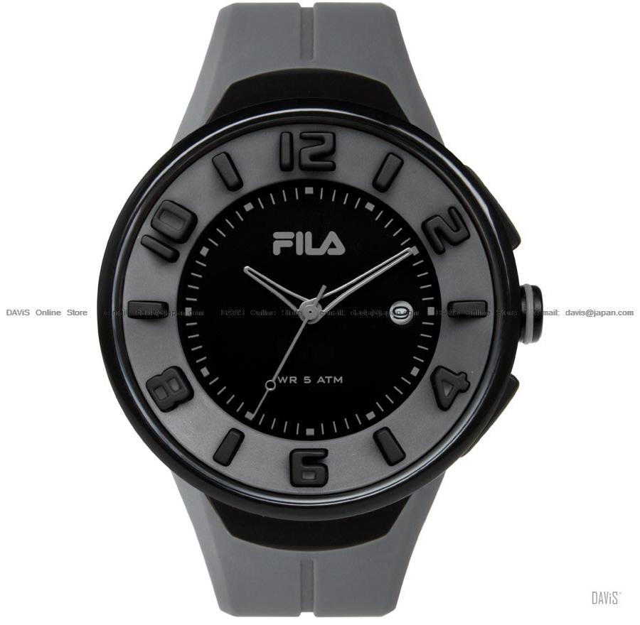 FILA 38-030-005 FILAcasual FCA010 (M) 3-hands Date PU Strap Grey