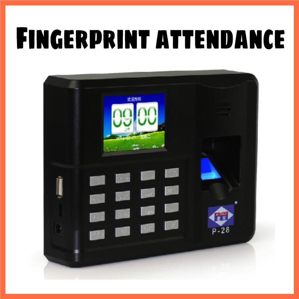 finger print time attendance system