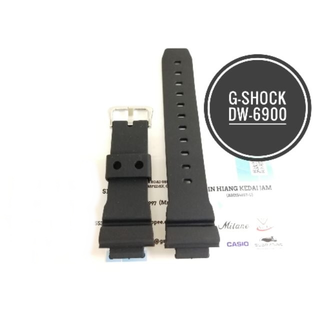 Fit Casio G-Shock DW-6900 Replacement Watch Band. PU Quality. Free Repair Tool