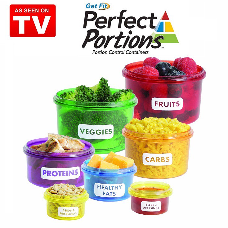 Get Fit Perfect Portions Containers Set 7 Pcs