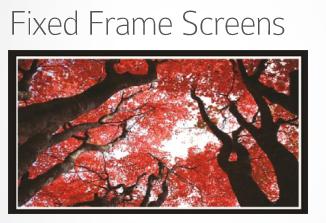 Fixed Frame Projector Screen /Projection Screen ( High Contrast Grey )