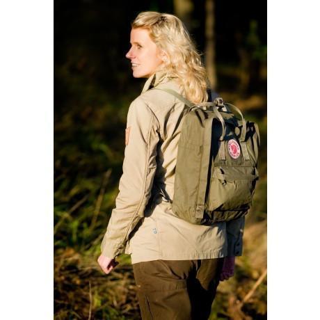 fjallraven kanken green folk pattern