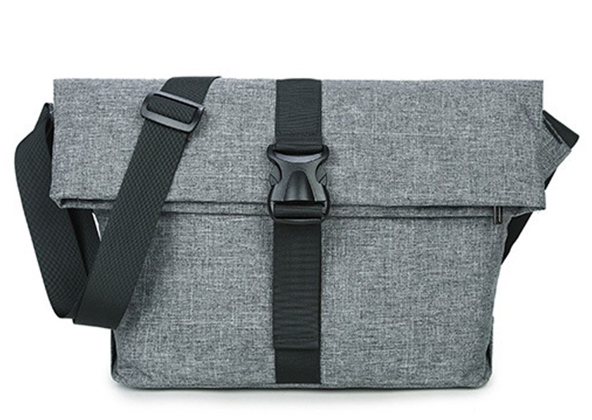 Flash Messenger Sling Bag Shoulder Outdoor Casual Backpack Grey Bag