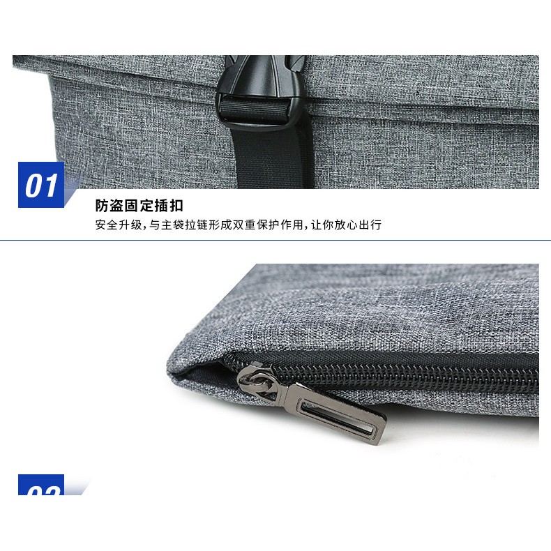 Flash Messenger Sling Bag Shoulder Outdoor Casual Backpack Grey Bag