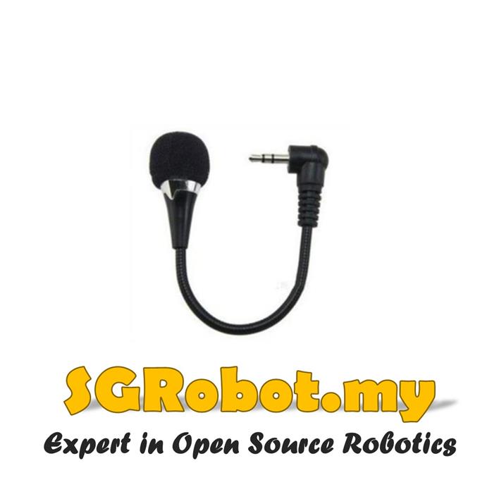 Flexible 3.5mm Jack Microphone Speaker Mini Mic