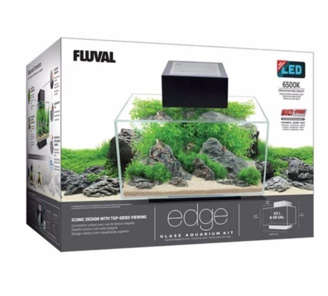 Fluval EDGE 2.0 LED Aquarium Black 23 (end 1/7/2019 2:15 PM)