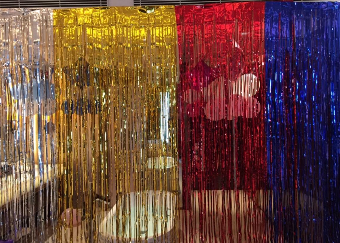 Foil Tinsel Party Curtain Garland End 11 24 2019 15 Am Foil Tinsel Party Curtain Garland Streamers Decoration Wedding