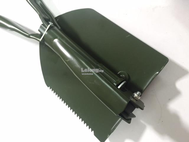 Foldable green color shovel small 21''