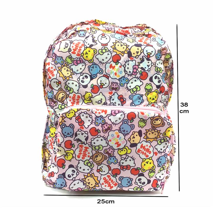 Foldable Travel Backpack Lightweight Hello Kitty