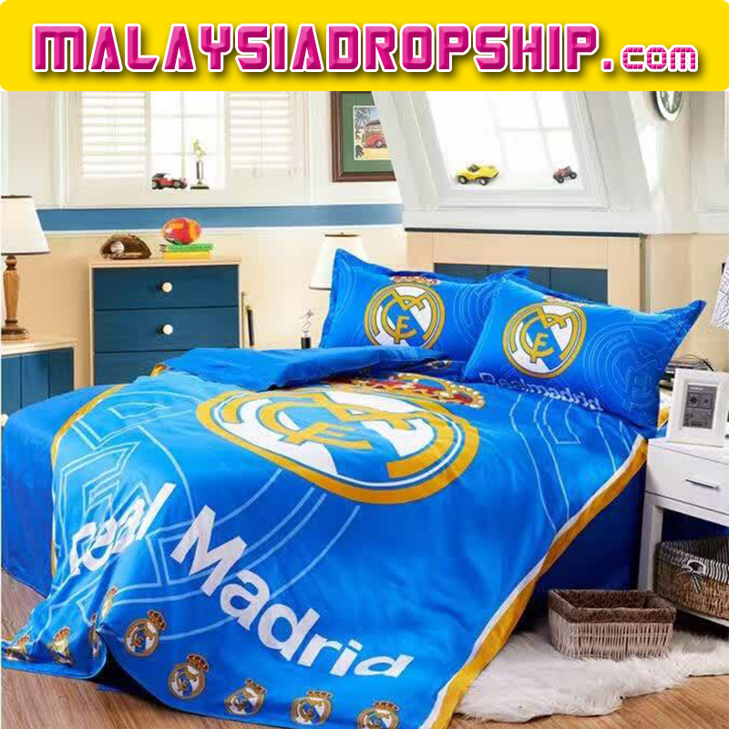 Football Club 6 In 1 Set Quality 80 End 21 2020 12 39 Pm Football Club 6 In 1 Set Quality 800tc Real Madrid Bedding Queen King Size