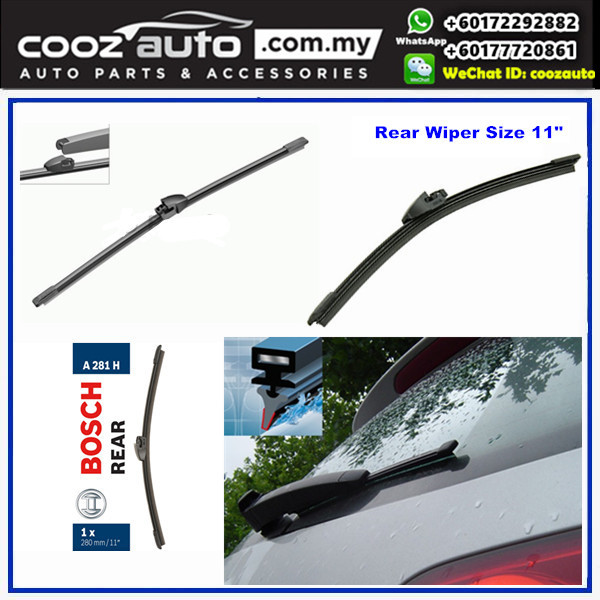 2014 ford escape wiper blade size