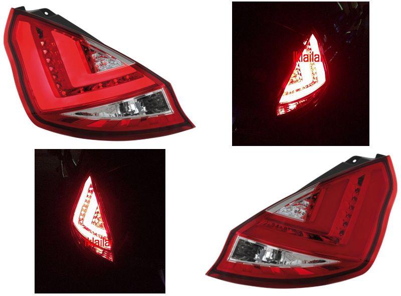 Ford Fiesta 09 Full Light Bar LED Tail Lamp Red