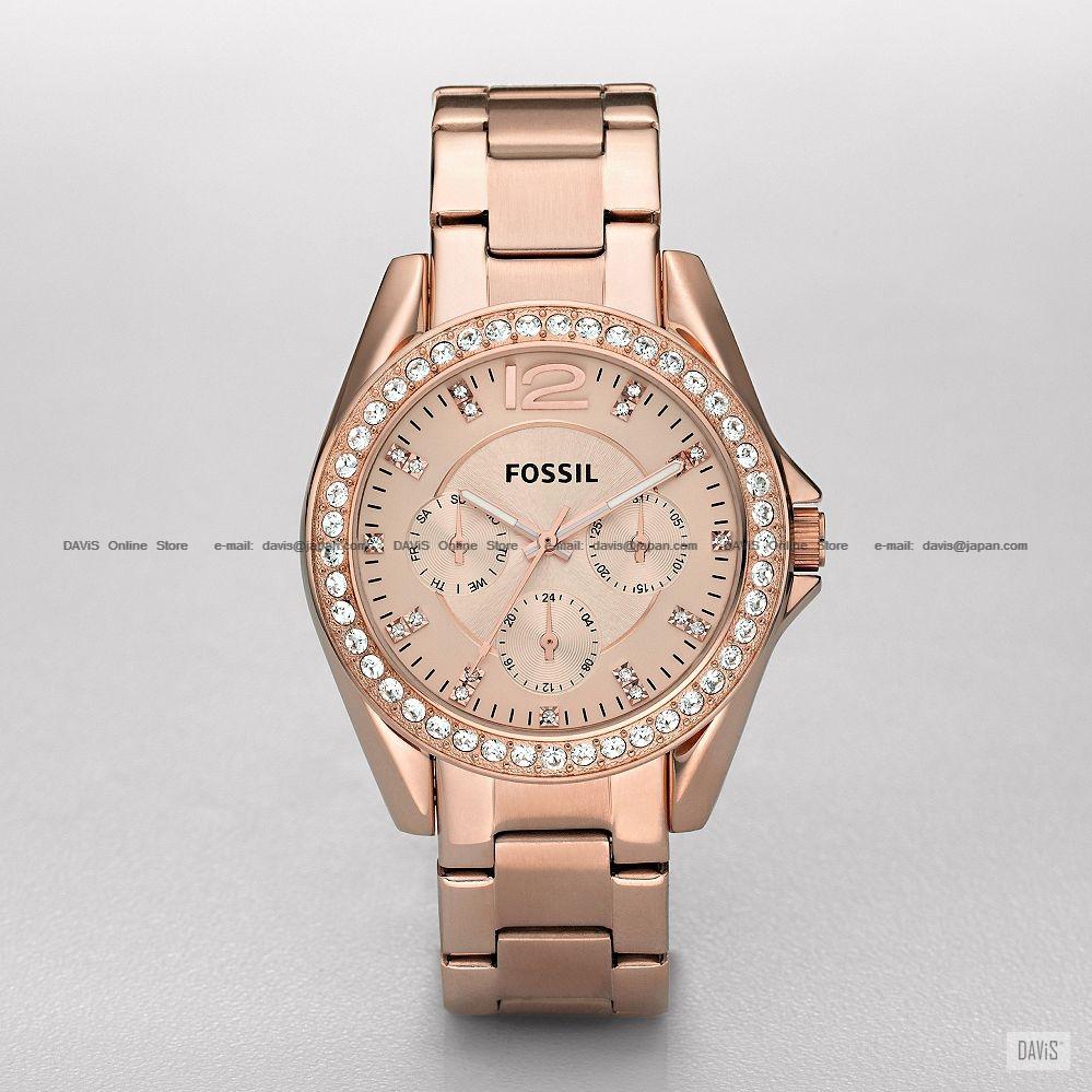 jam fossil rose gold