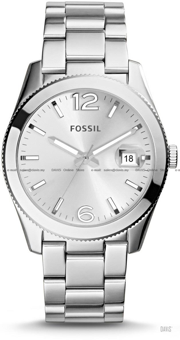 FOSSIL ES3585 Women's Analogue Perfect Boyfriend Date Bracelet Silver