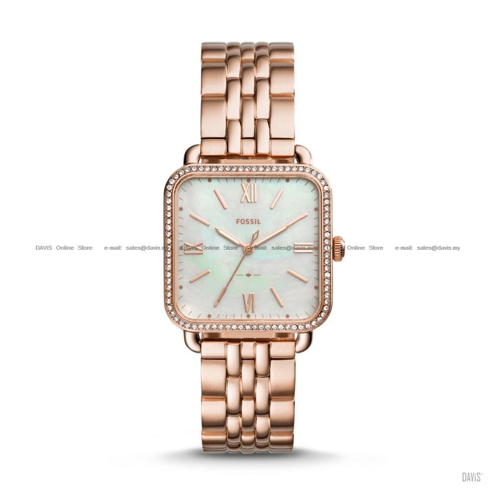 fossil watch women's square face
