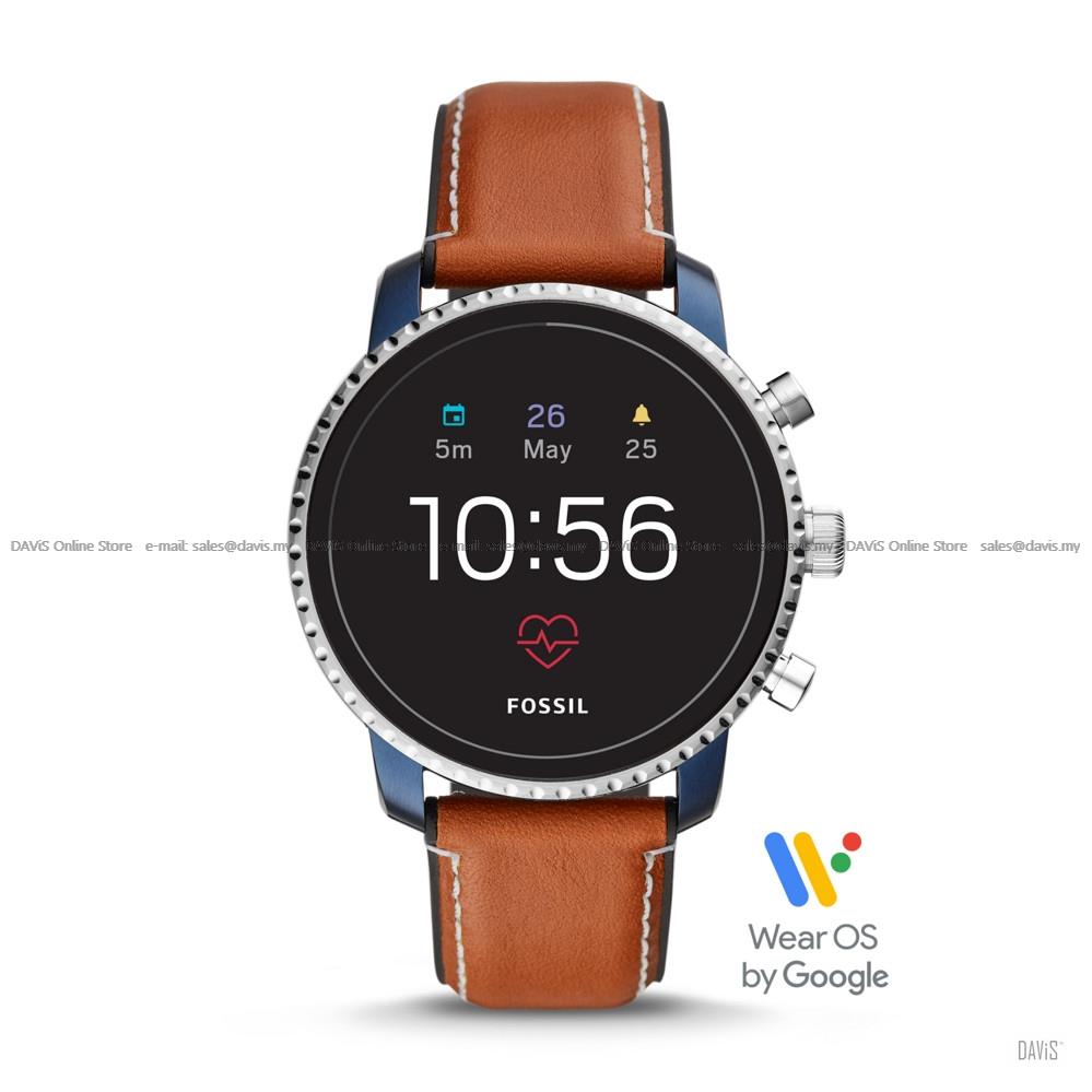 fossil q ftw4016 explorist hr braun