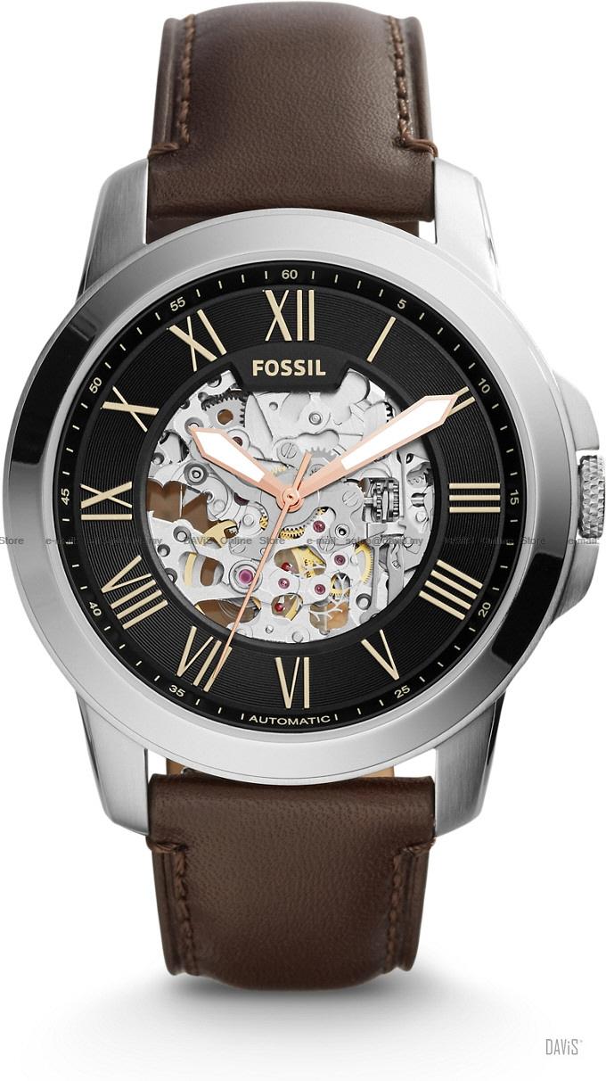 FOSSIL ME3100 Men's Grant Automatic Leather Strap Brown